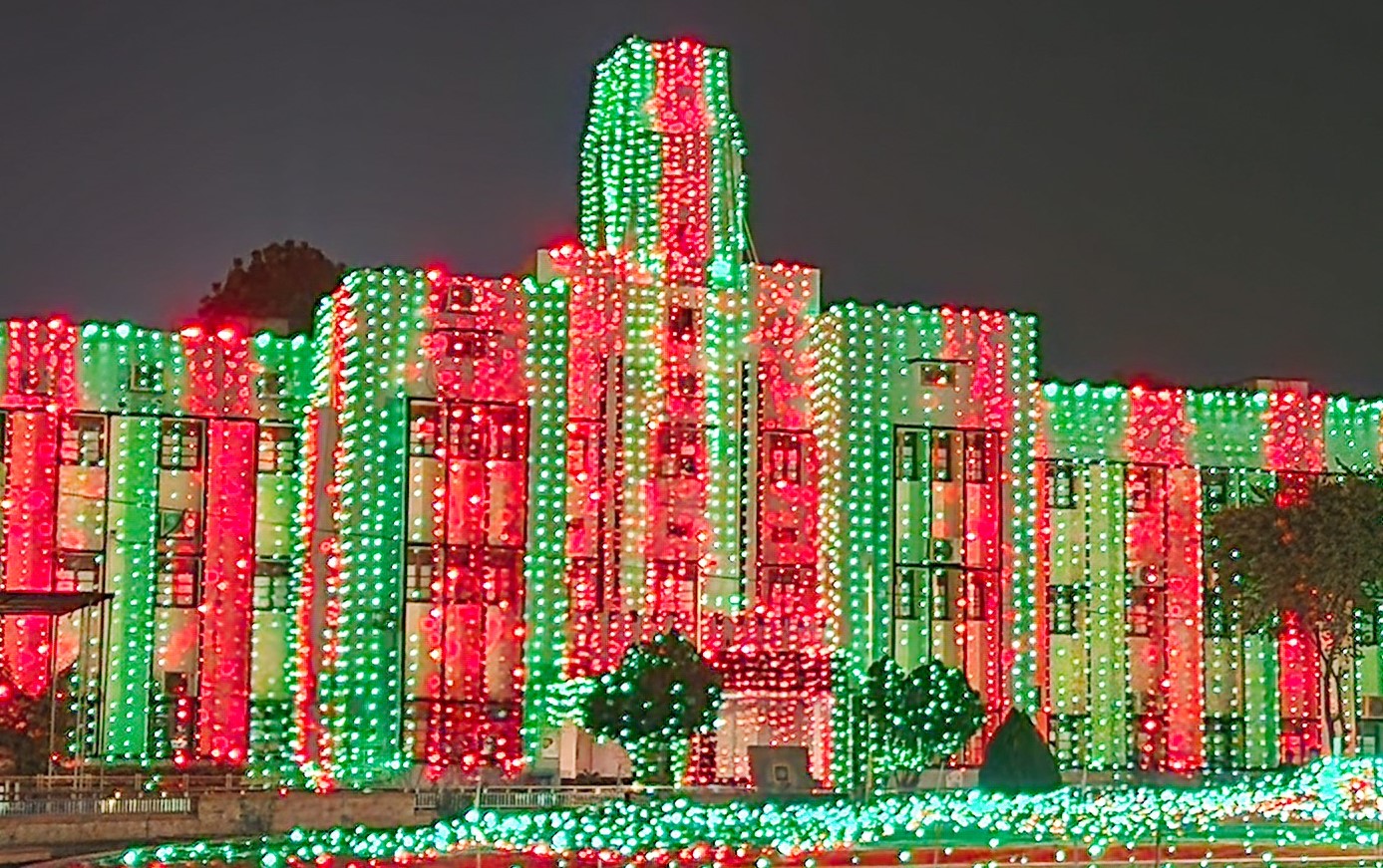 বিজয় দিবসে রঙিন সাজে রাবি 